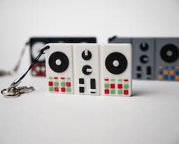 NFC Keychain - Mini DJ Controller 3d model