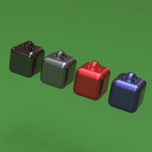 Cube Ornaments 3d model