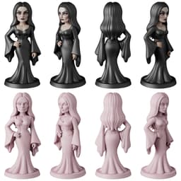 Wednesday STL Files - Wednesday Addams Enid - Addams Family 3D Print Models 3d model