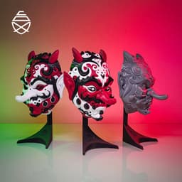 Tengu Wall Mask 3d model
