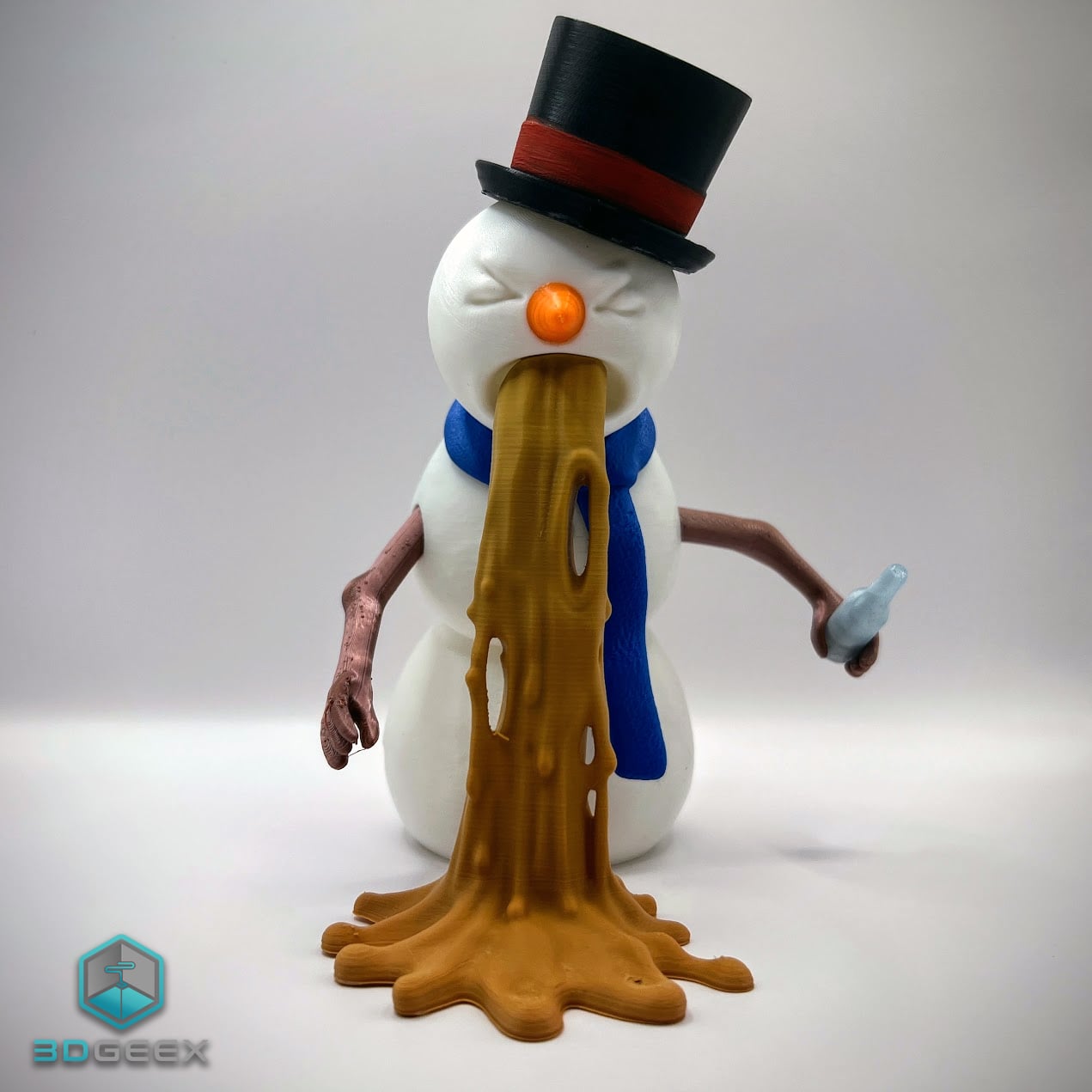 Puking Snowman 3d model