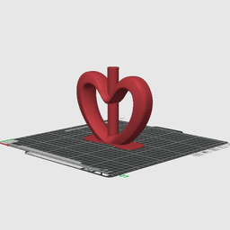Heart-Shaped Vase – Romantic Tabletop Flower Holder, Home Decor, Flower Bouquet Holder, 3d model
