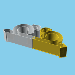 Feedback Arrow, nestable box (v1) 3d model