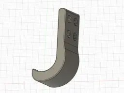 Bracket - Mount Hose Below Siding At Foundation 3d model
