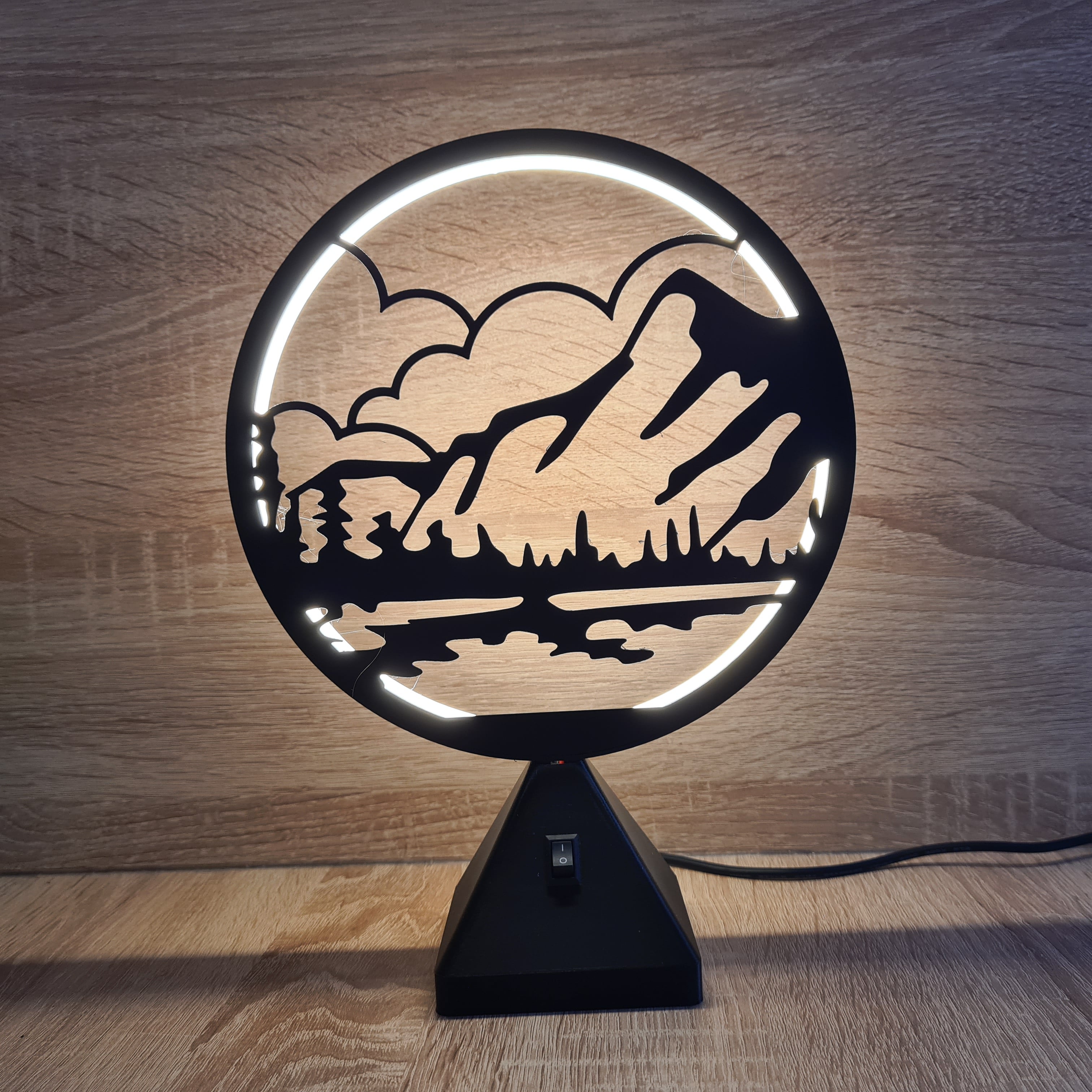 LED Ring Lamp 3d model