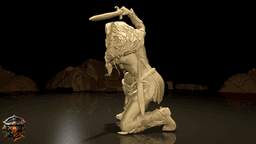 Aria Mooncrest of The Obsidian Circle 3d model