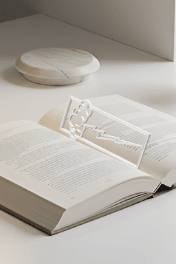 Cloud, Lightning Bookmark, Gift Idea 3d model