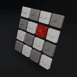 Yet another light switch cover (80 mm) 3d model