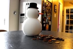 Snowman Piggy Bank – Festive 3D Printable Holiday Coin Bank (Easy Multi-Part Print) 3d model