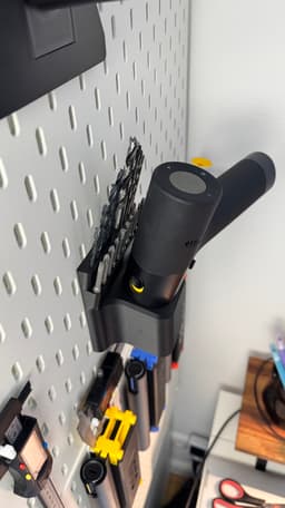 Hoto Screwdriver mount for Ikea skadis 3d model