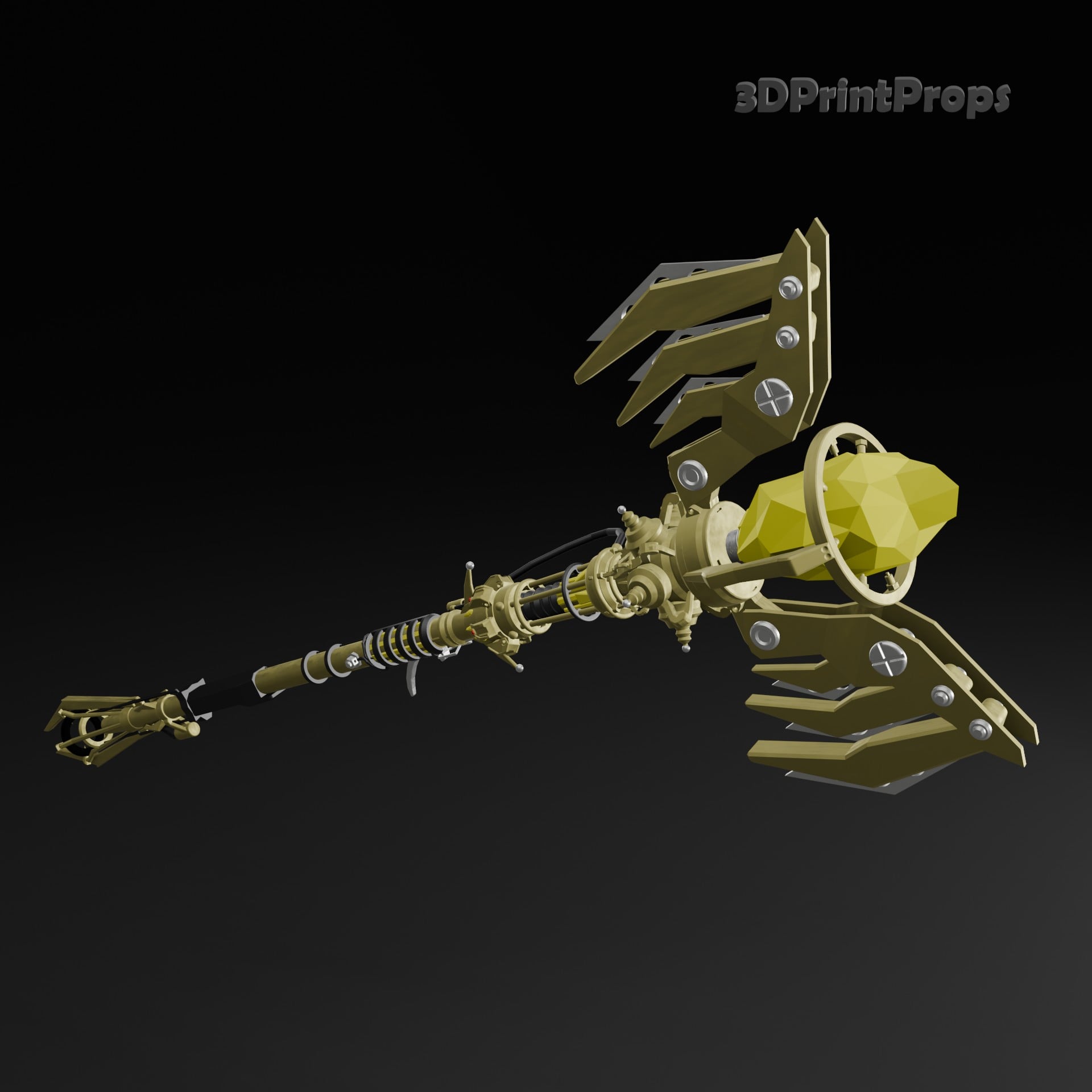 Staff of wind 3d model