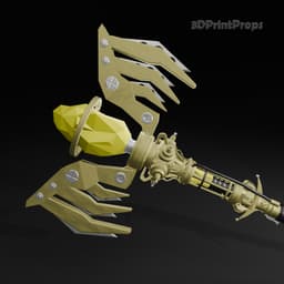 Staff of wind 3d model