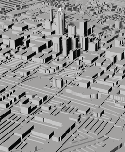 DES MOINES, Skyline 3D map 3d model