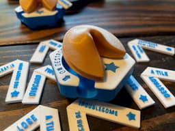 Hextraction Fortune Cookie Tile 3d model