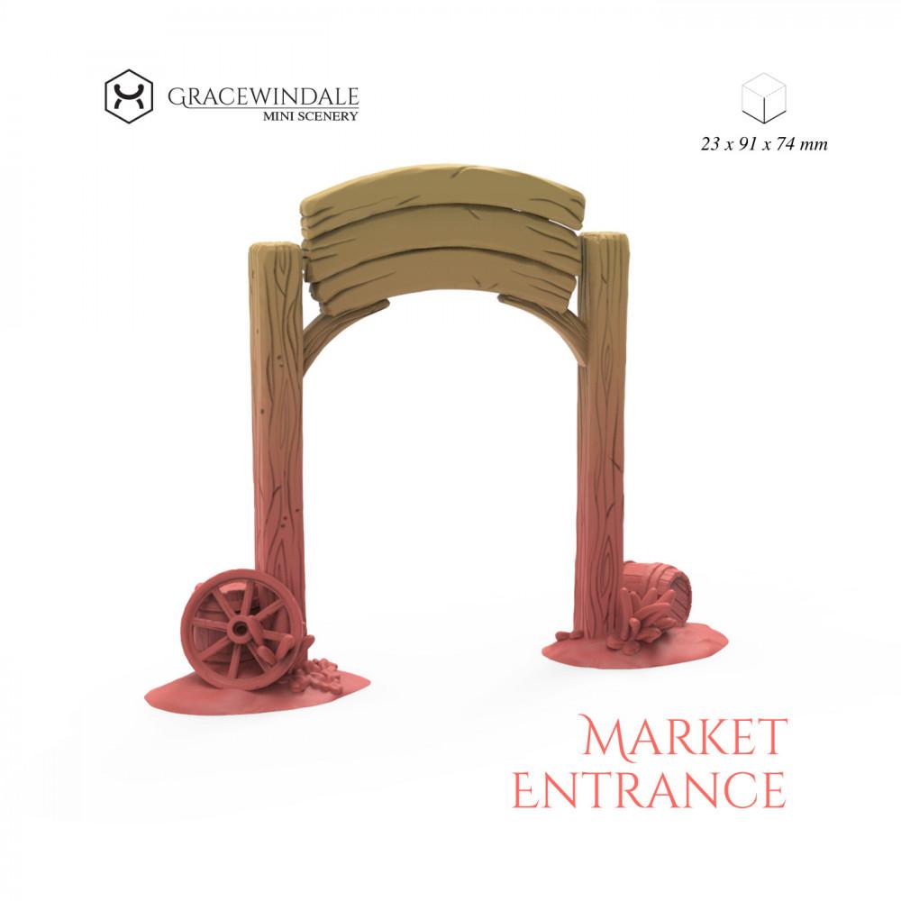 Market Gate 3d model