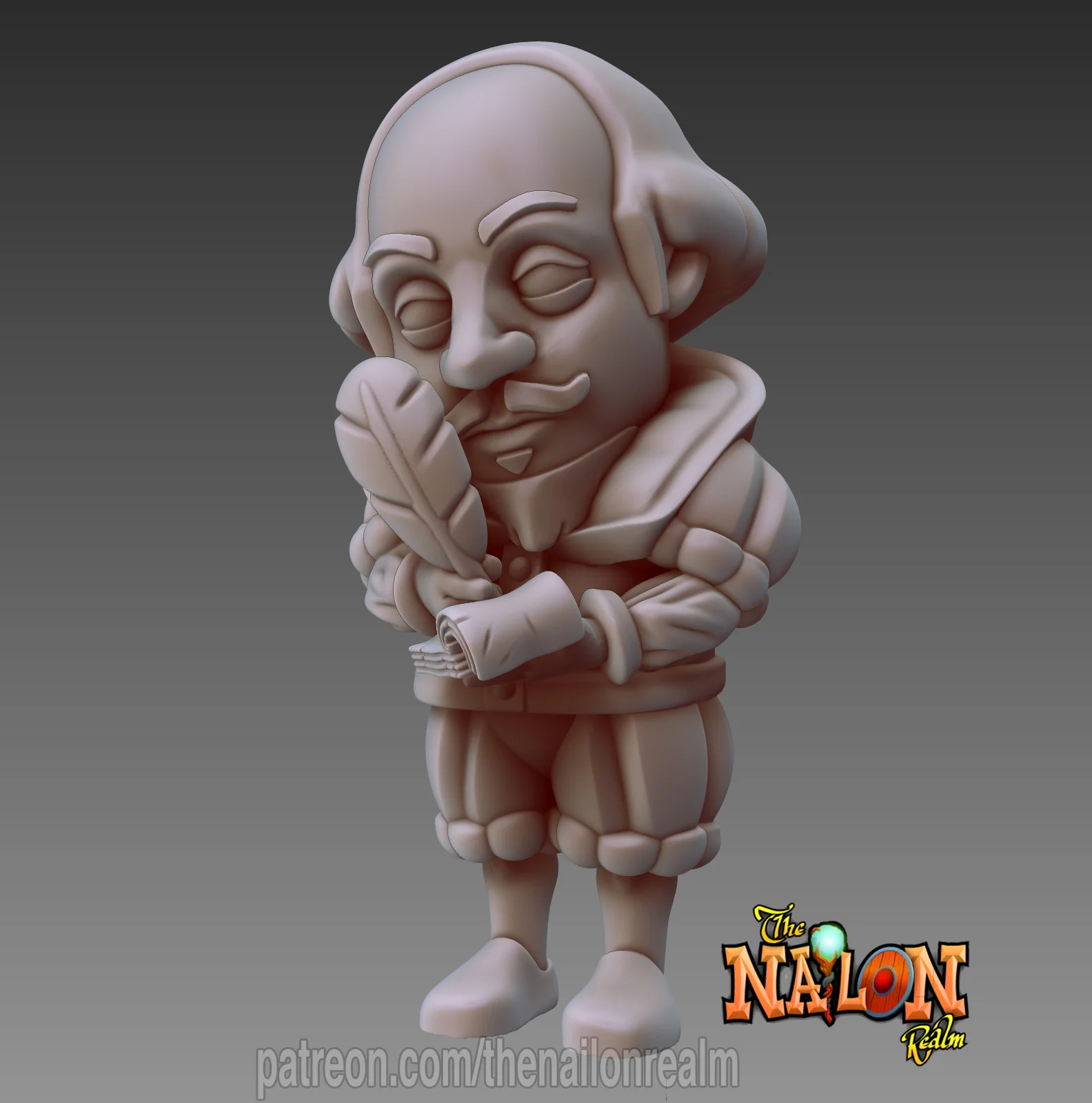 Shakespeare 3d model