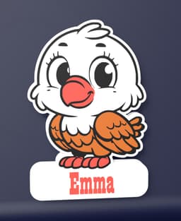 Cute Eagle – LED Strip compatible 3d model