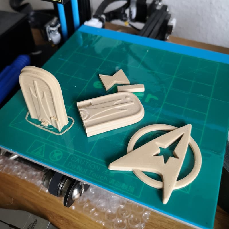 Star Trek Next Generation Communication Badge 3d model