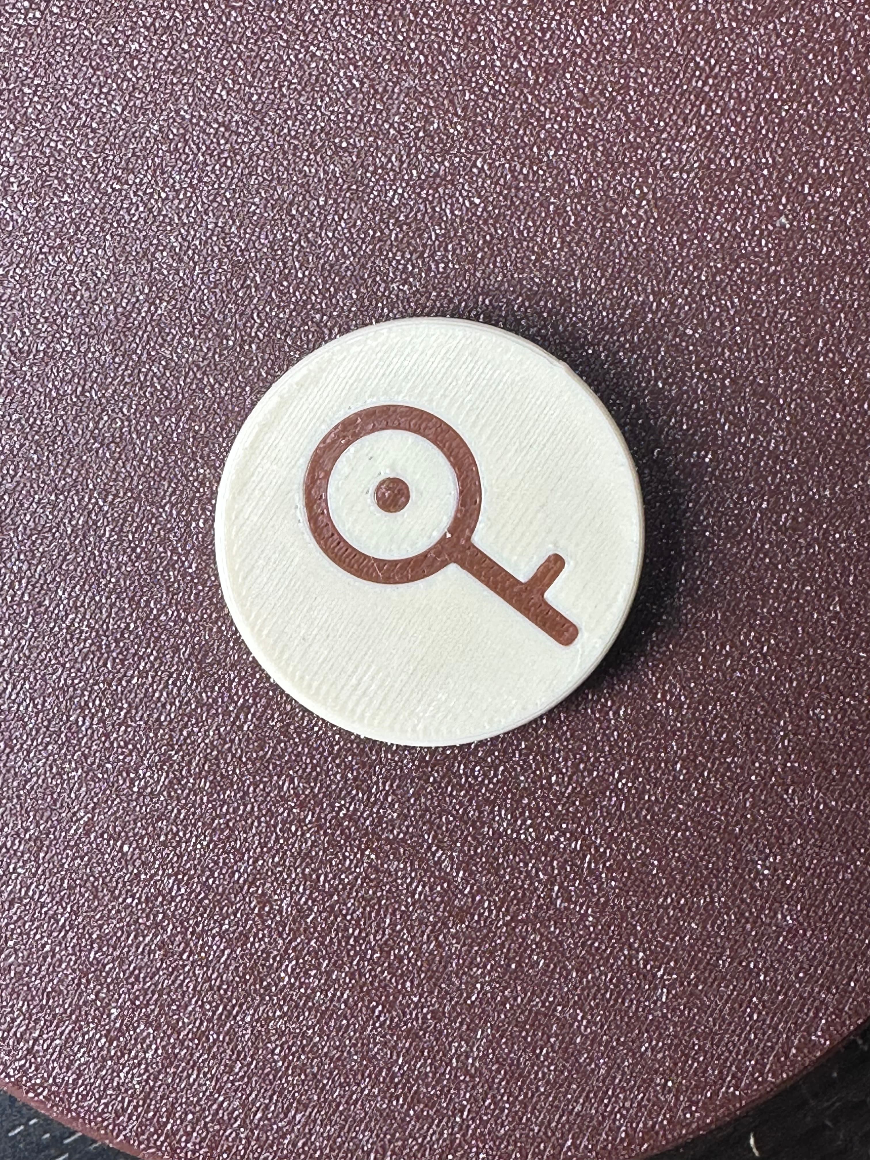 POKEMON UNOWN MMU FRIDGE MAGNET "Q" 3d model