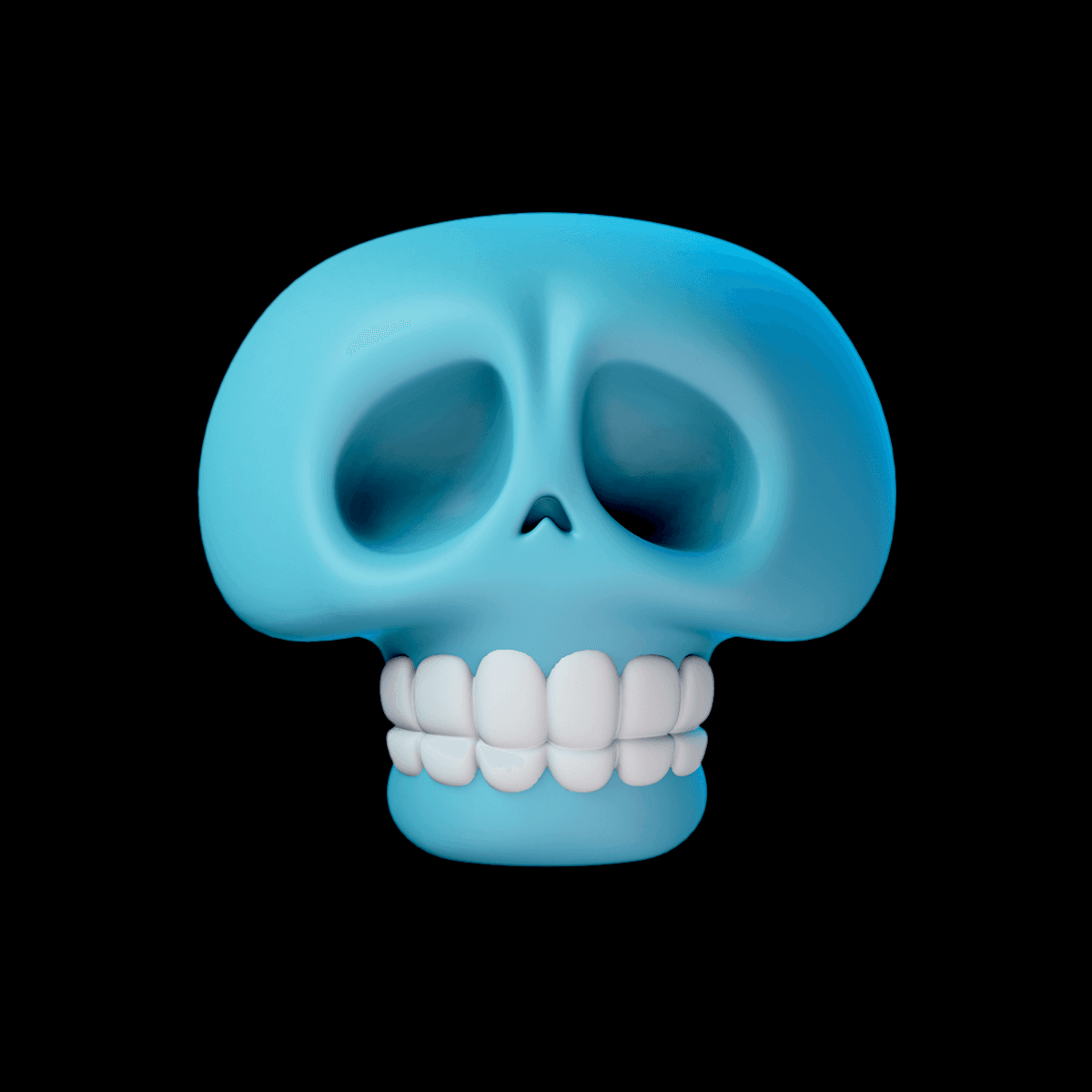 Stylized Skull 3d model