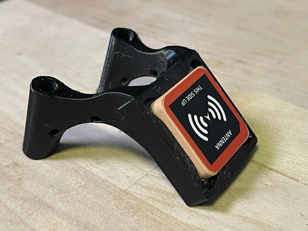 TBS Source X FPV GPS Mount for GEPRC M1025 and Receiver Mount 3d model