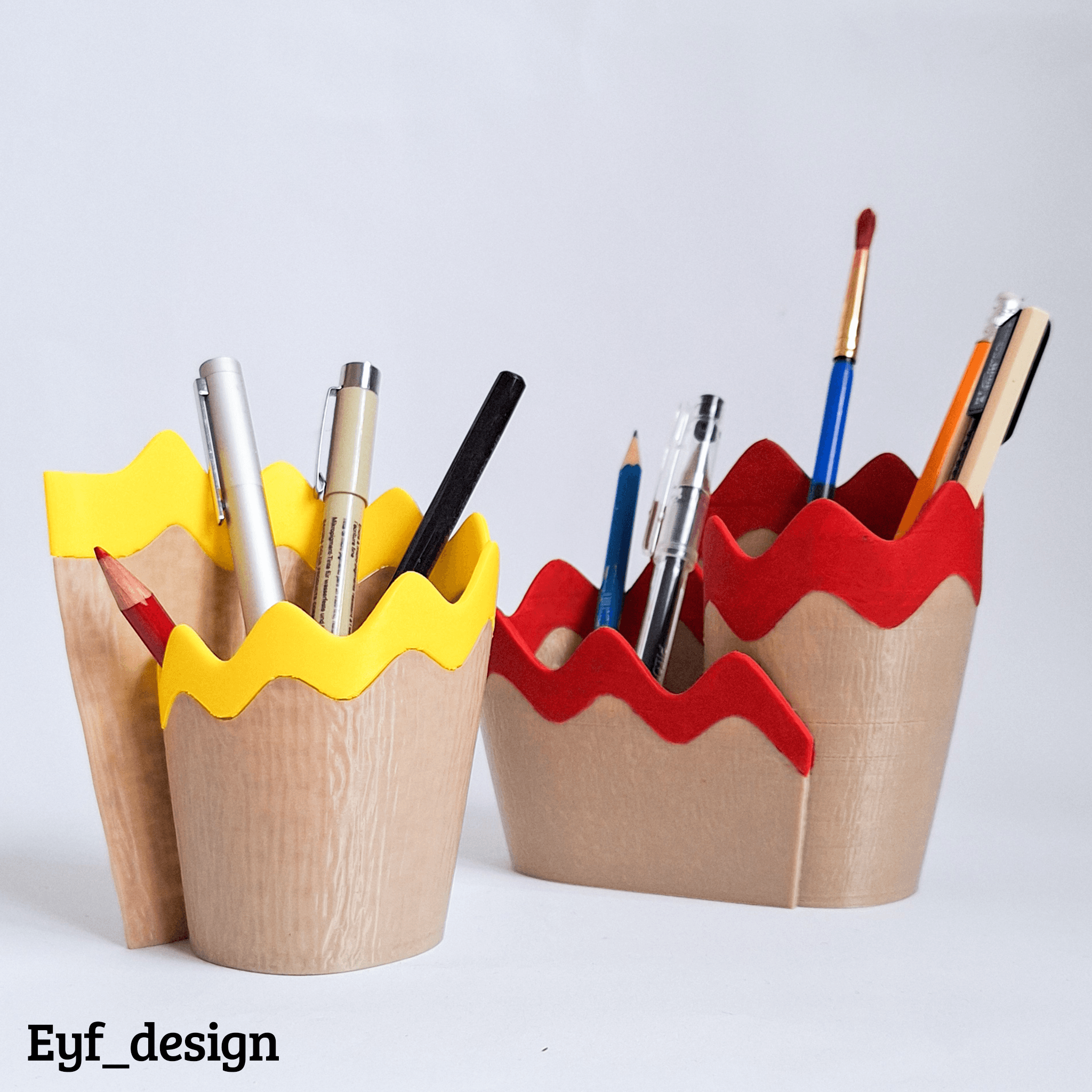 Pencil Sharpening Desk Organizer Set 3d model