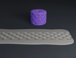 Texture Rollers Art Deco middle #16 3d model