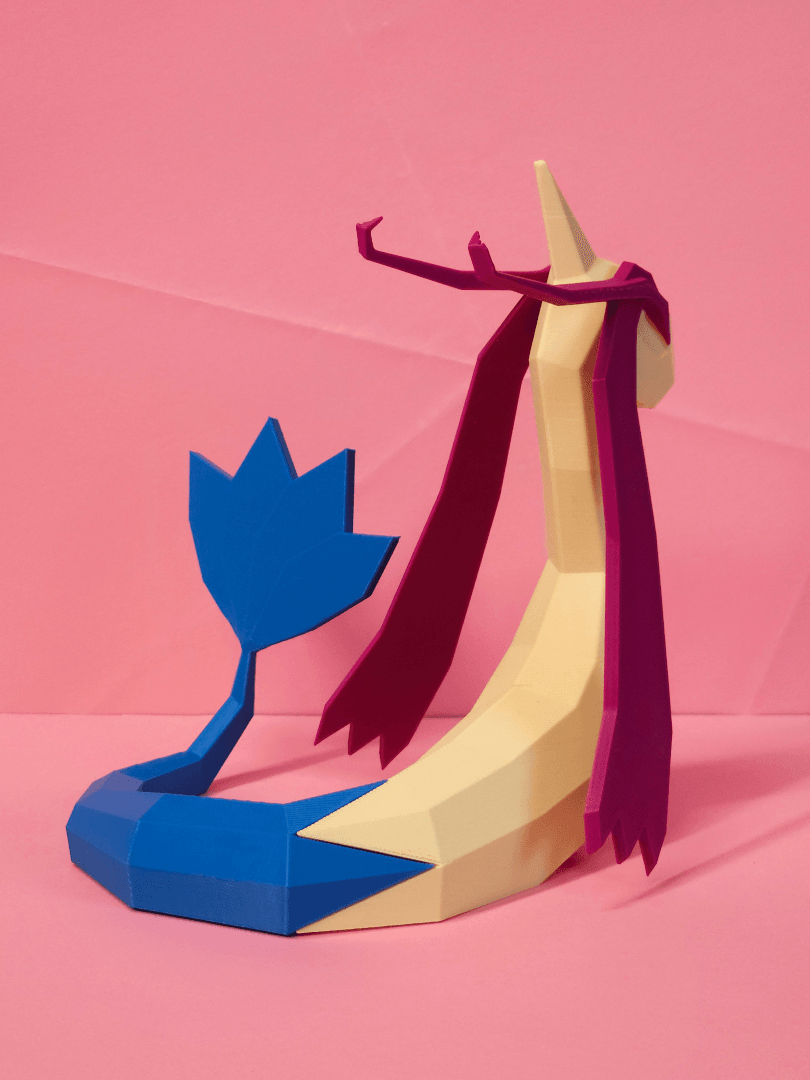 Milotic Low Poly Pokemon 3d model