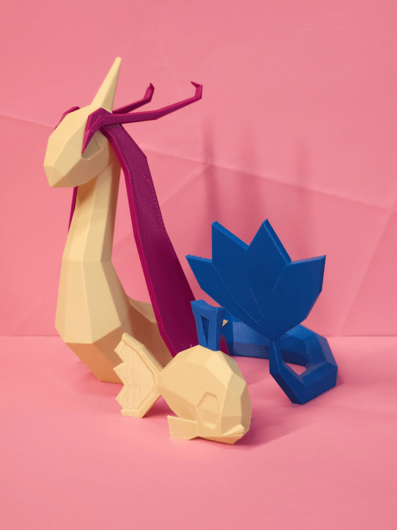 Milotic Low Poly Pokemon 3d model