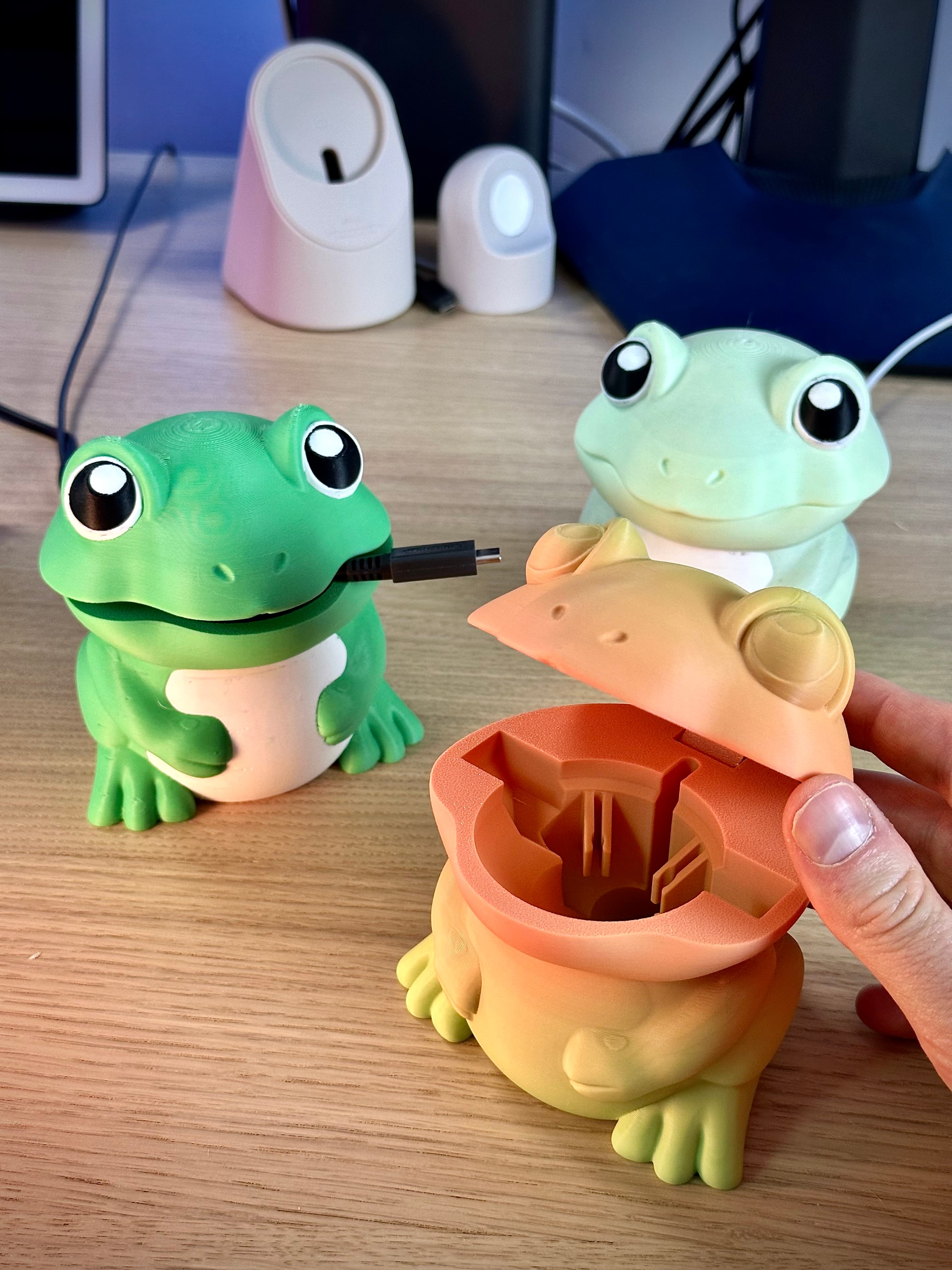 Frog Cable Holder - Holoprops 3d model