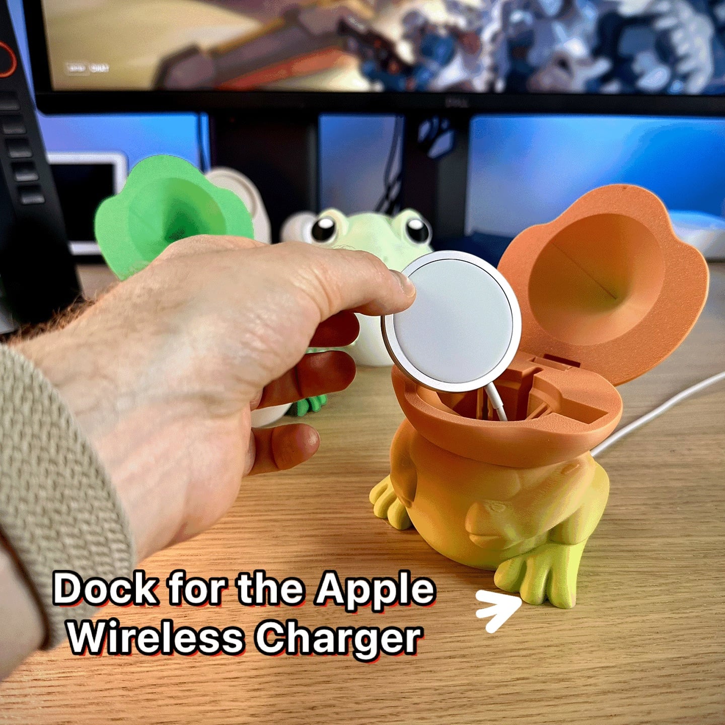 Frog Cable Holder - Holoprops 3d model