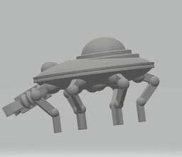 FHW: The Stellar Coalition Corps flying saucer Kit 3d model