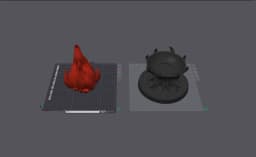 Arcane Flame Lamp – Printable LED Fantasy Light 3d model