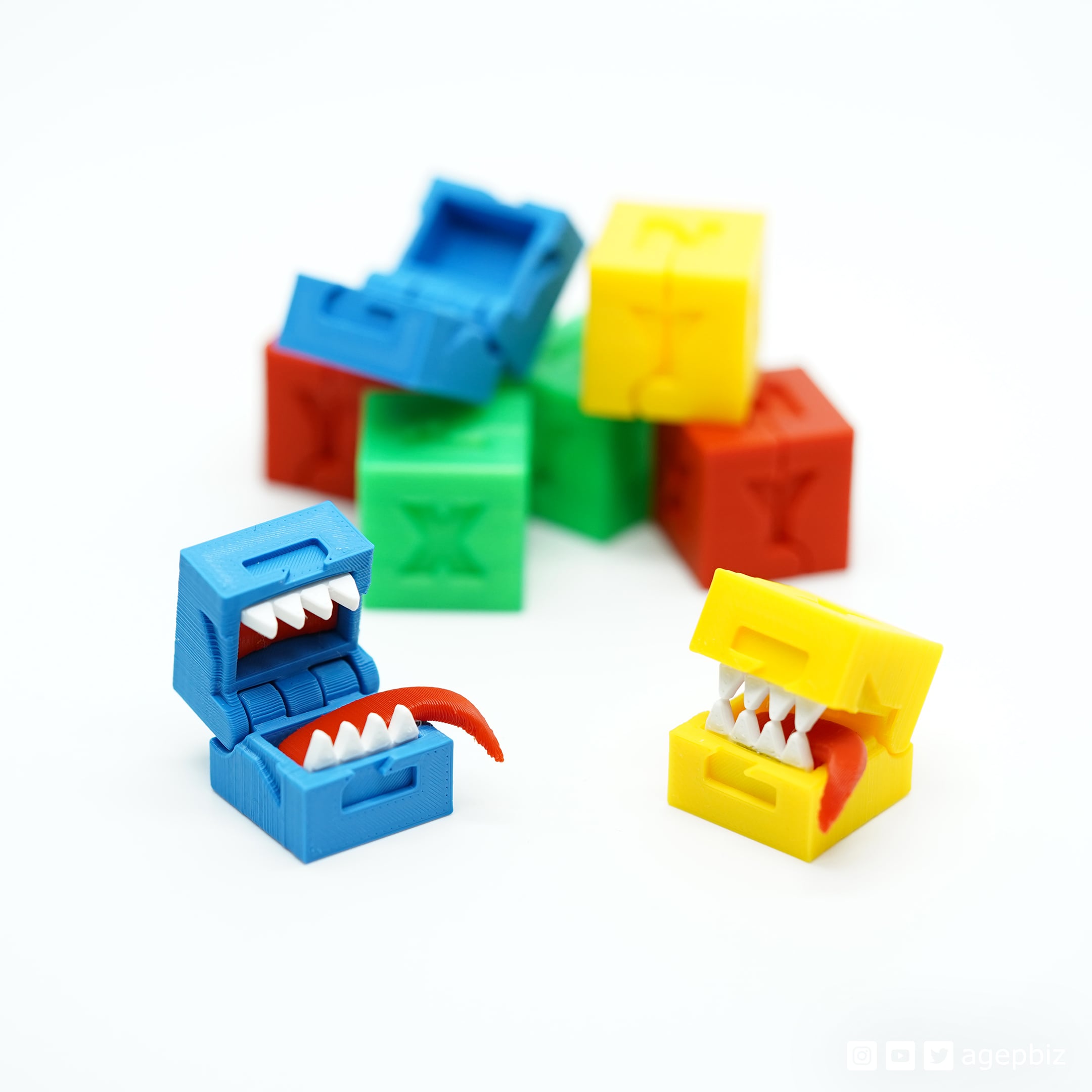 Hinged Calibration Cube 3d model