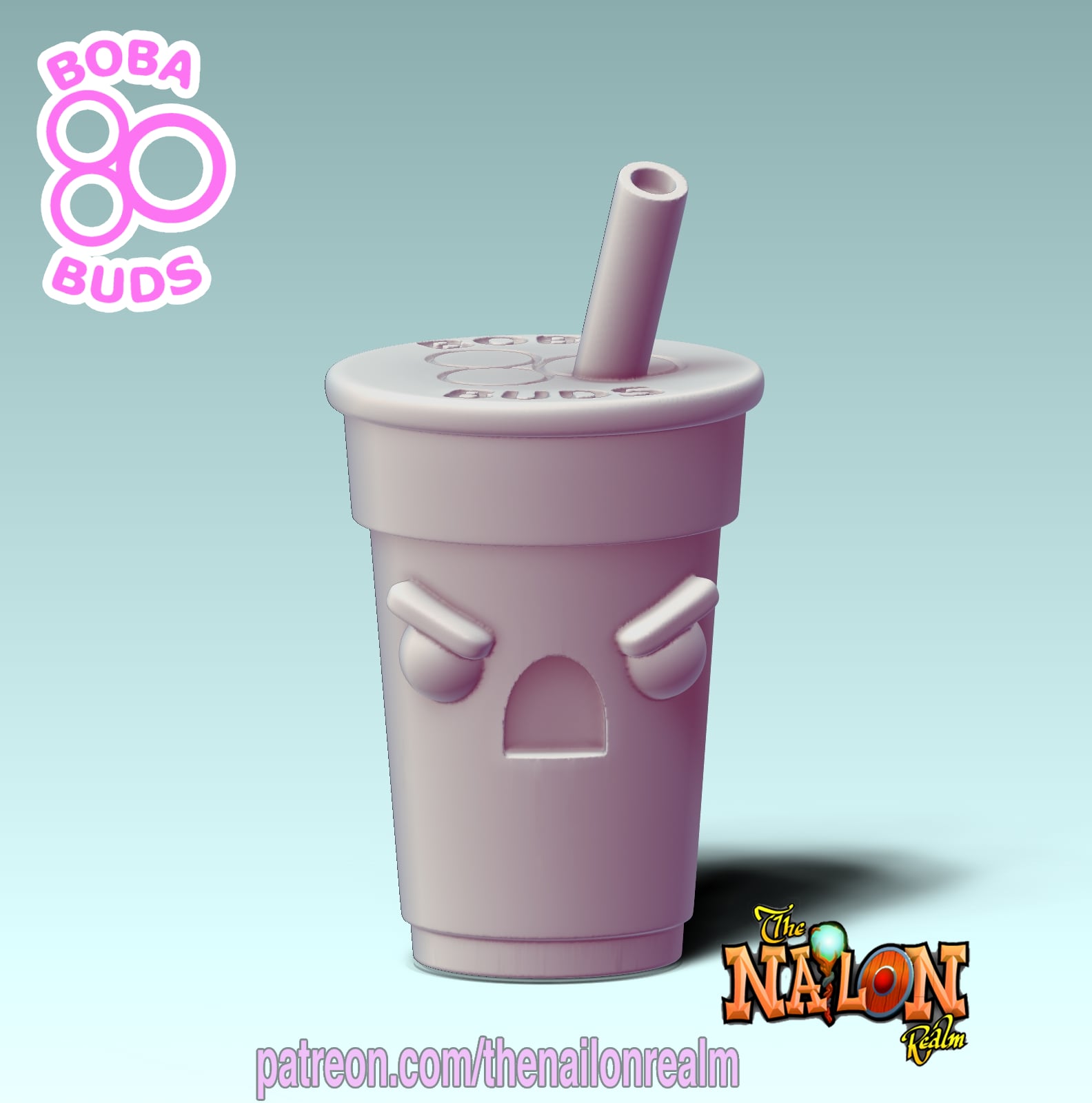 BobaBud Mangie 3d model