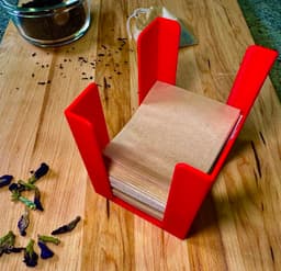 Tea Filter Bag Dispenser/Holder 3d model
