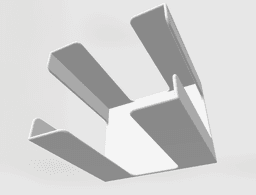 Tea Filter Bag Dispenser/Holder 3d model