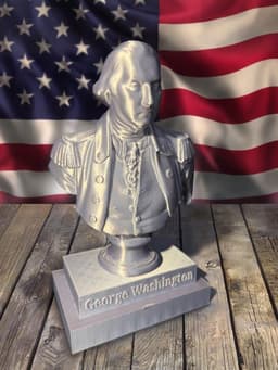Statue of George Washington 3d model