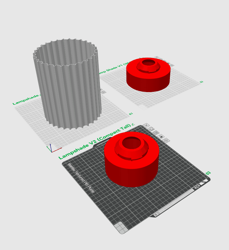 Ribbed Table Lamp 3d model