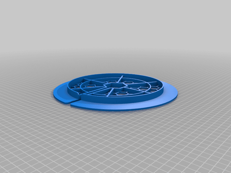 Ice Fishing Hole Cover 3d model