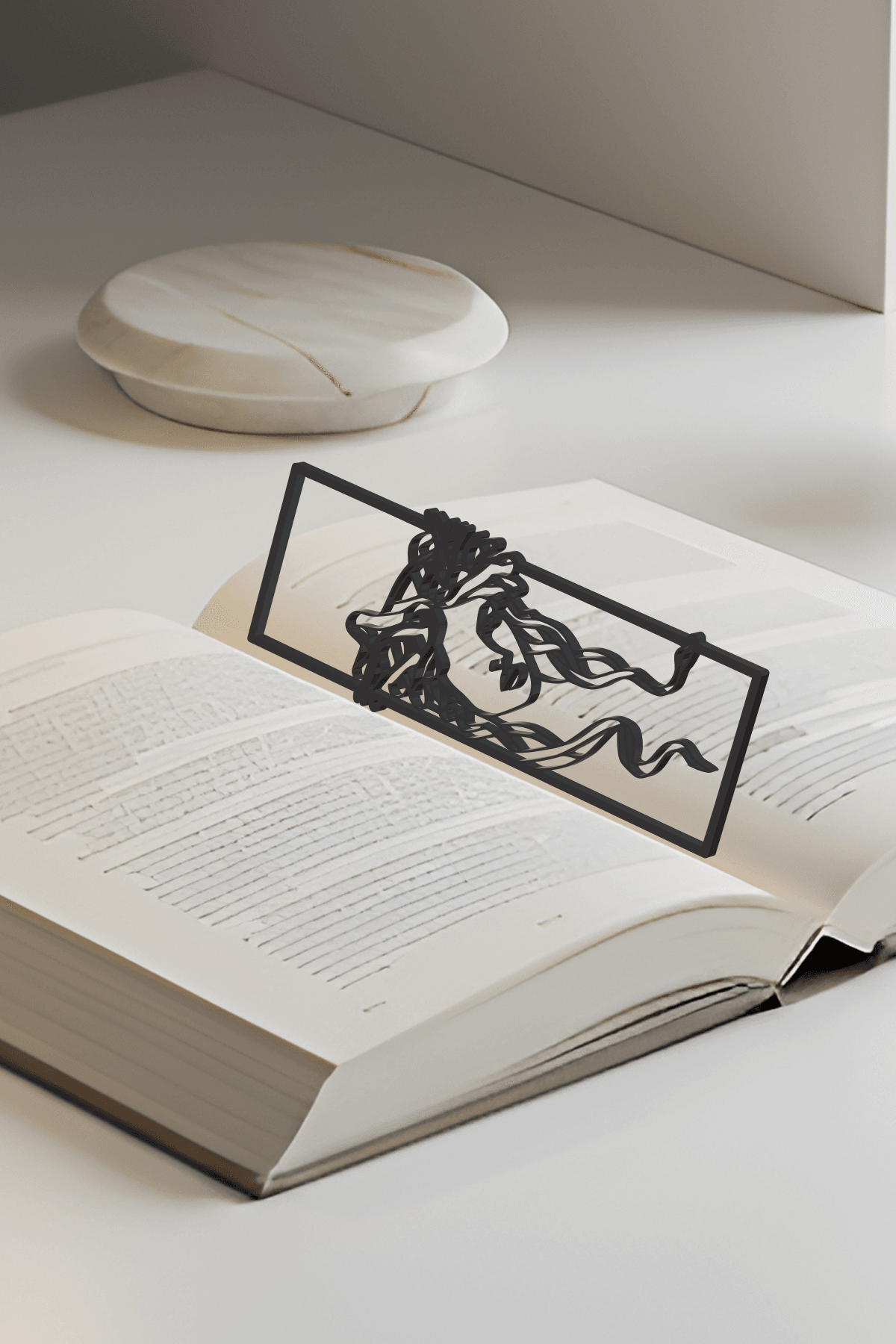 Medusa Bookmark, Gift Idea 3d model