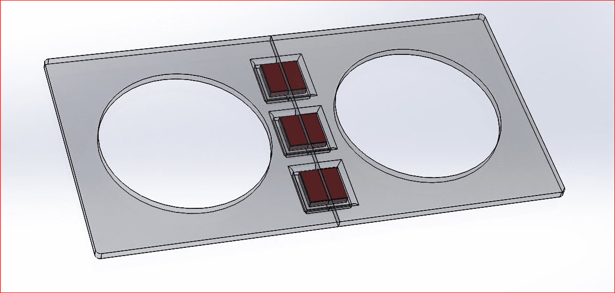 V2 Split Aquarium Filter Media Cup Holder 3d model
