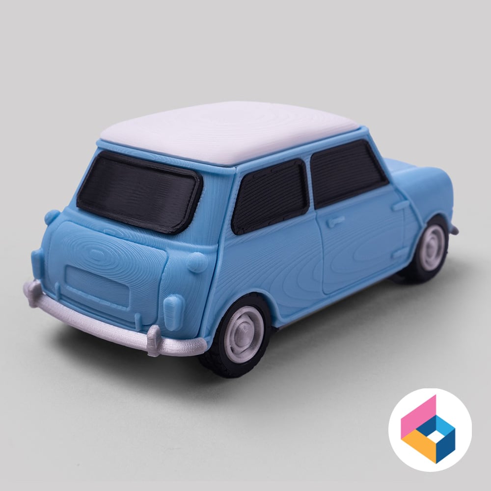 Foldable Morris Mini Cooper MK I 3d model
