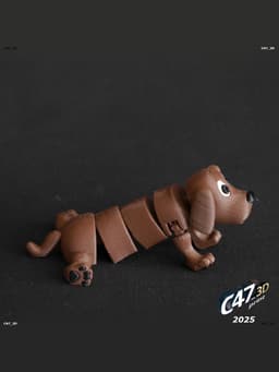 Flexi Transforming Dog 3d model