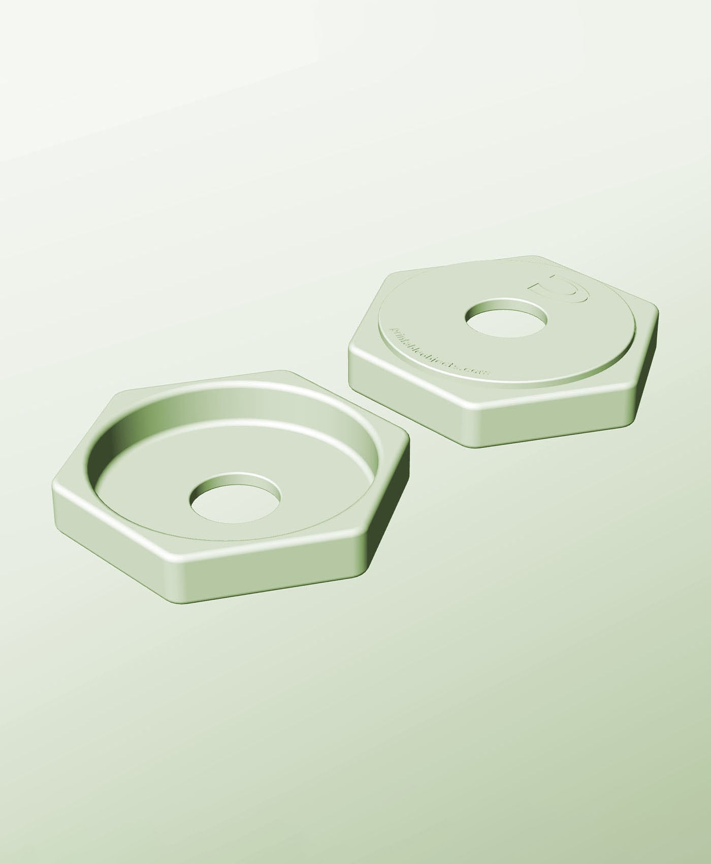 CH128-25-P Modular Stacking pierced container for home decor 3d model