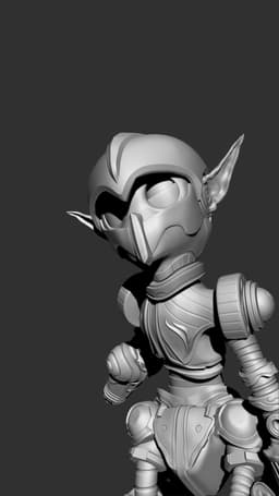 Elf robot 3d model