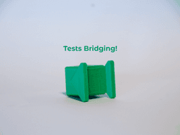 Calibot - Quick & Cute Calibration Print & Bridging Test! 3d model