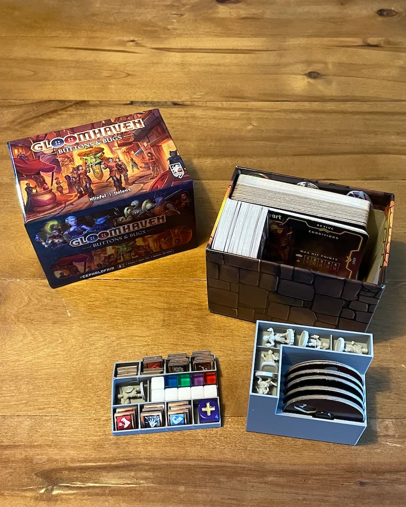 Gloomhaven: Buttons and Bugs Insert 3d model