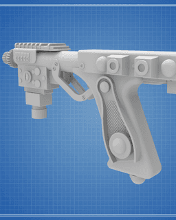 DH-23 Blaster - Star Wars 3d model