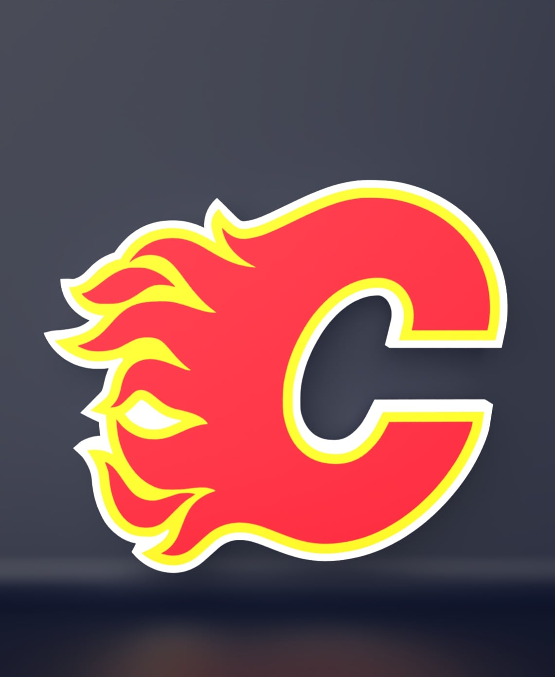 Calgary Flames - LED Strip compatible 3d model